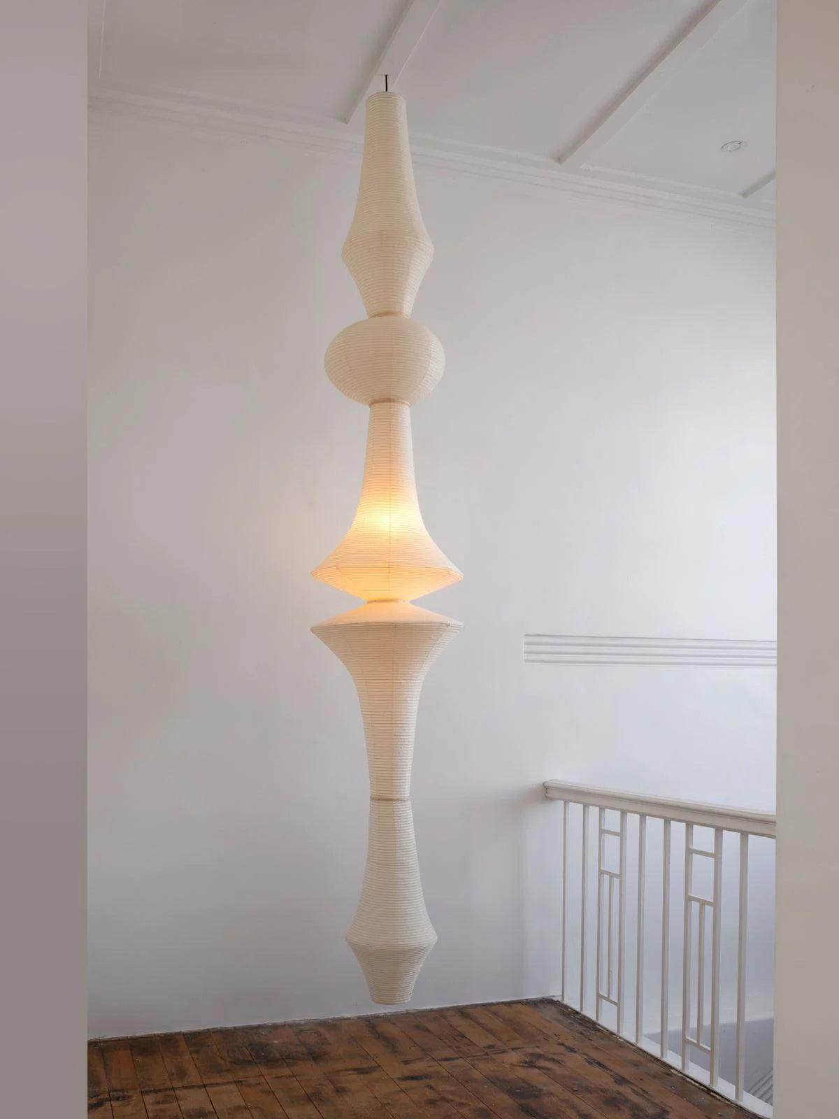 Lunirena Pendant Light Washi Paper E for Living Room