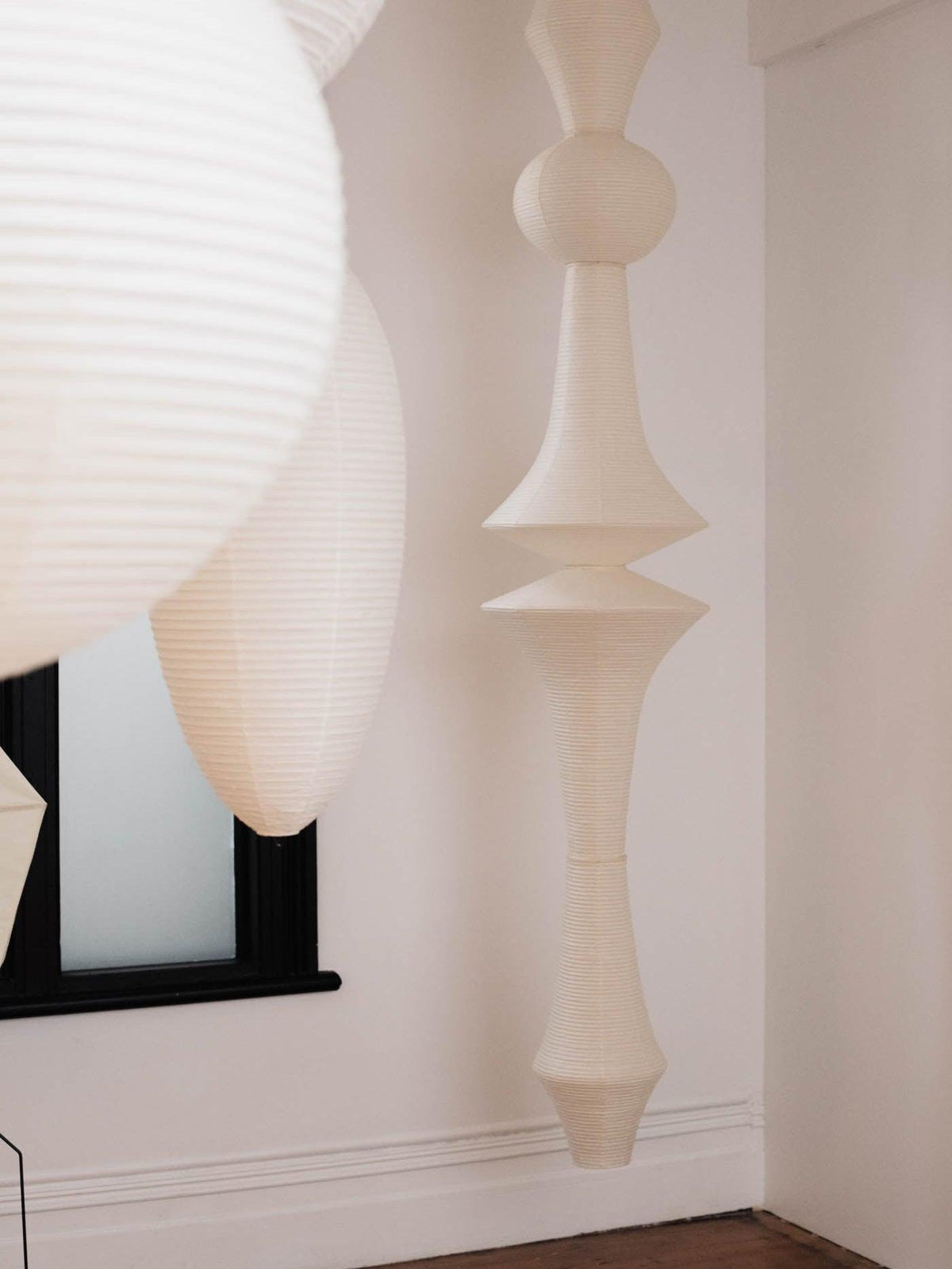 Lunirena Pendant Light Washi Paper E for Living Room