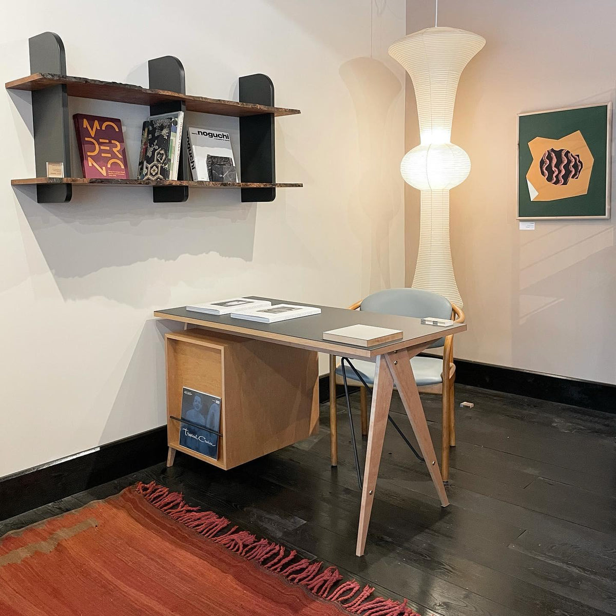 Lunirena Pendant Light Washi Paper E for Living Room