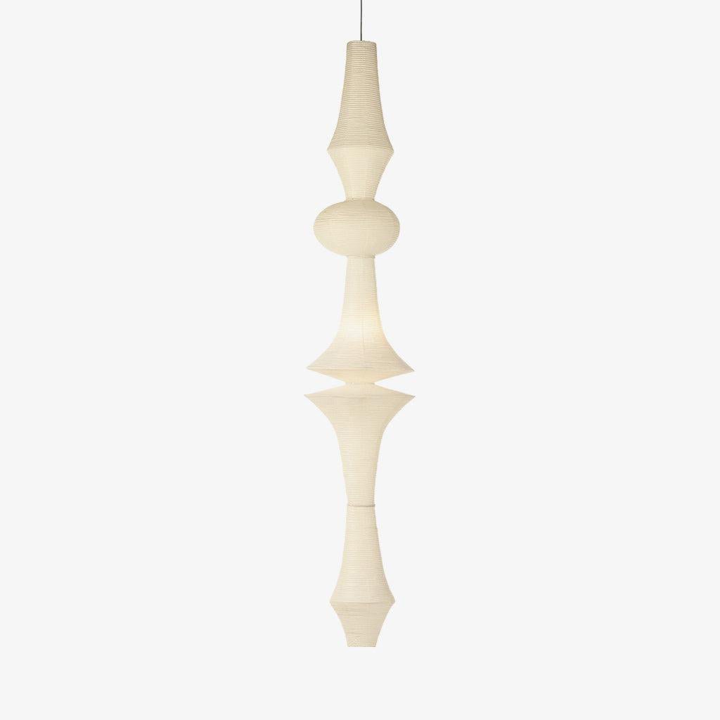 Cesekal Sculptural Paper Vertical Pendant Light