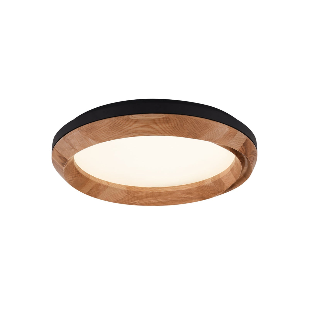 Aurdoreth Modern Minimalist Ripple Wood Ceiling Light