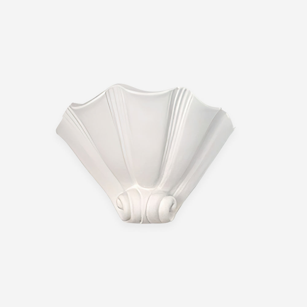 Dorien Wall Lamp Plaster White Shell Classic
