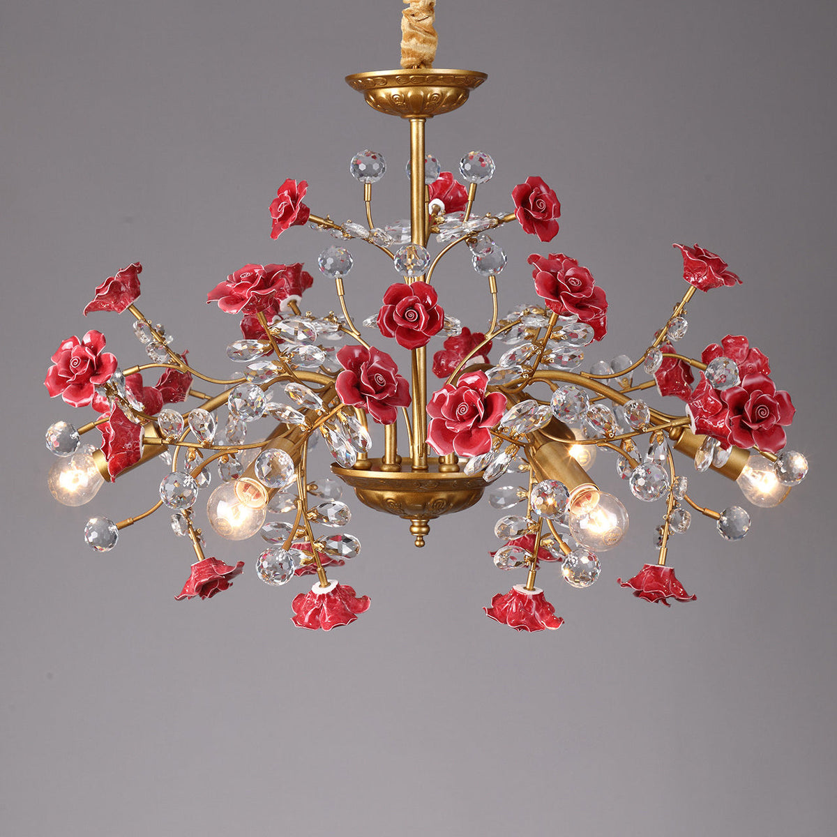 Rosé Amara Chandelier