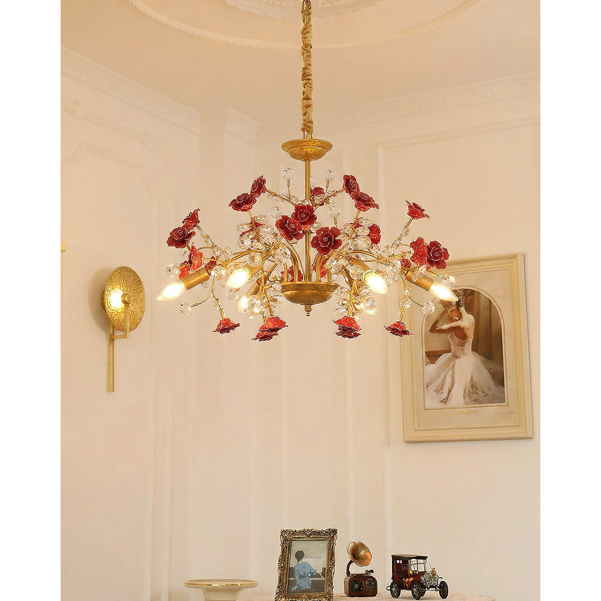Rosé Amara Chandelier