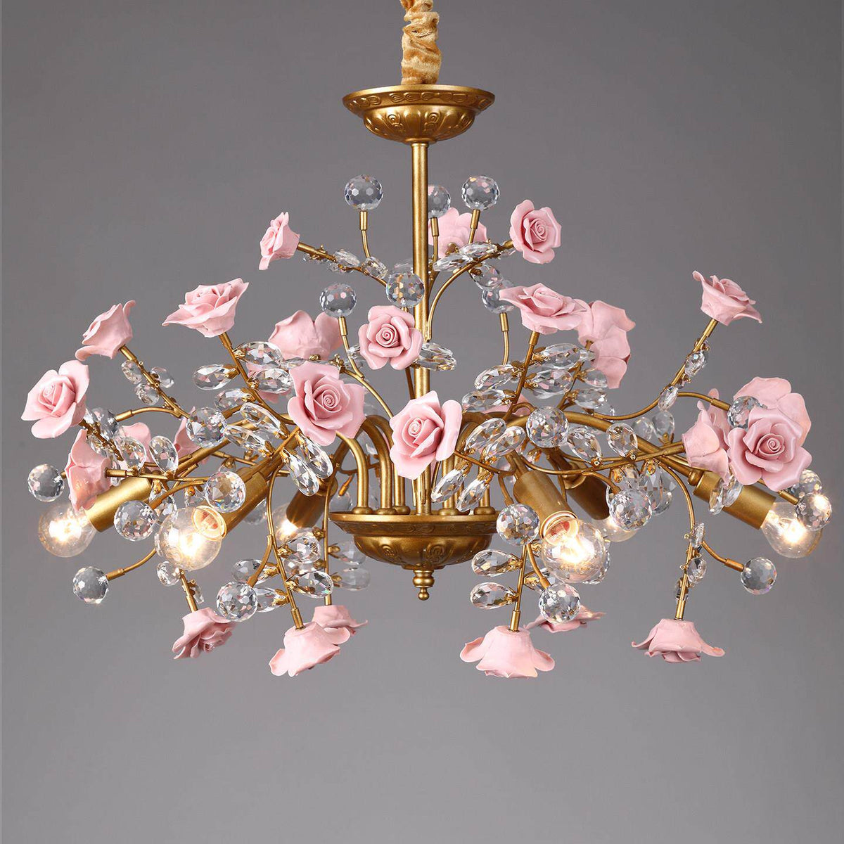 Rosé Amara Chandelier