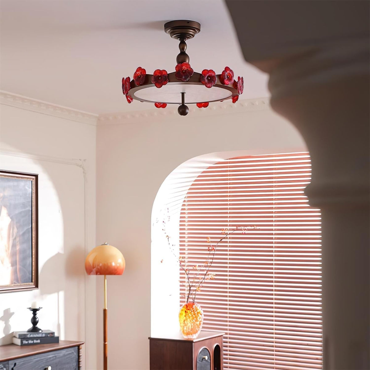 Rosetta Floral Ceiling Lamp