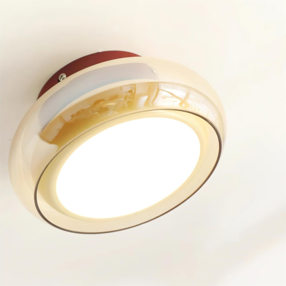 Nomivar Retro Glass Flush Mount Ceiling Light