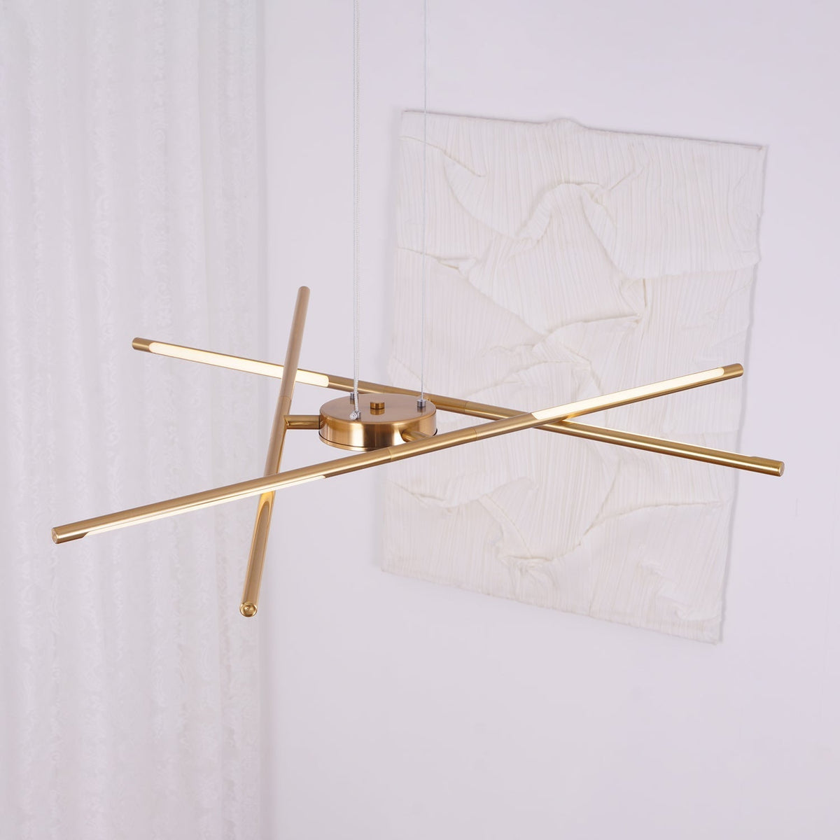 Lumueon Chandelier Rotatable LED Modern
