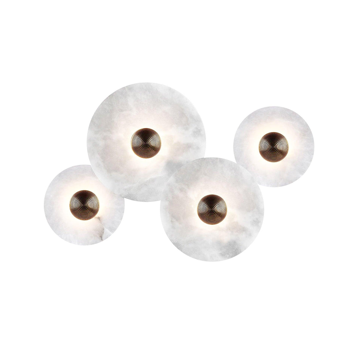 Zapupil Alabaster Combination Wall Lamp