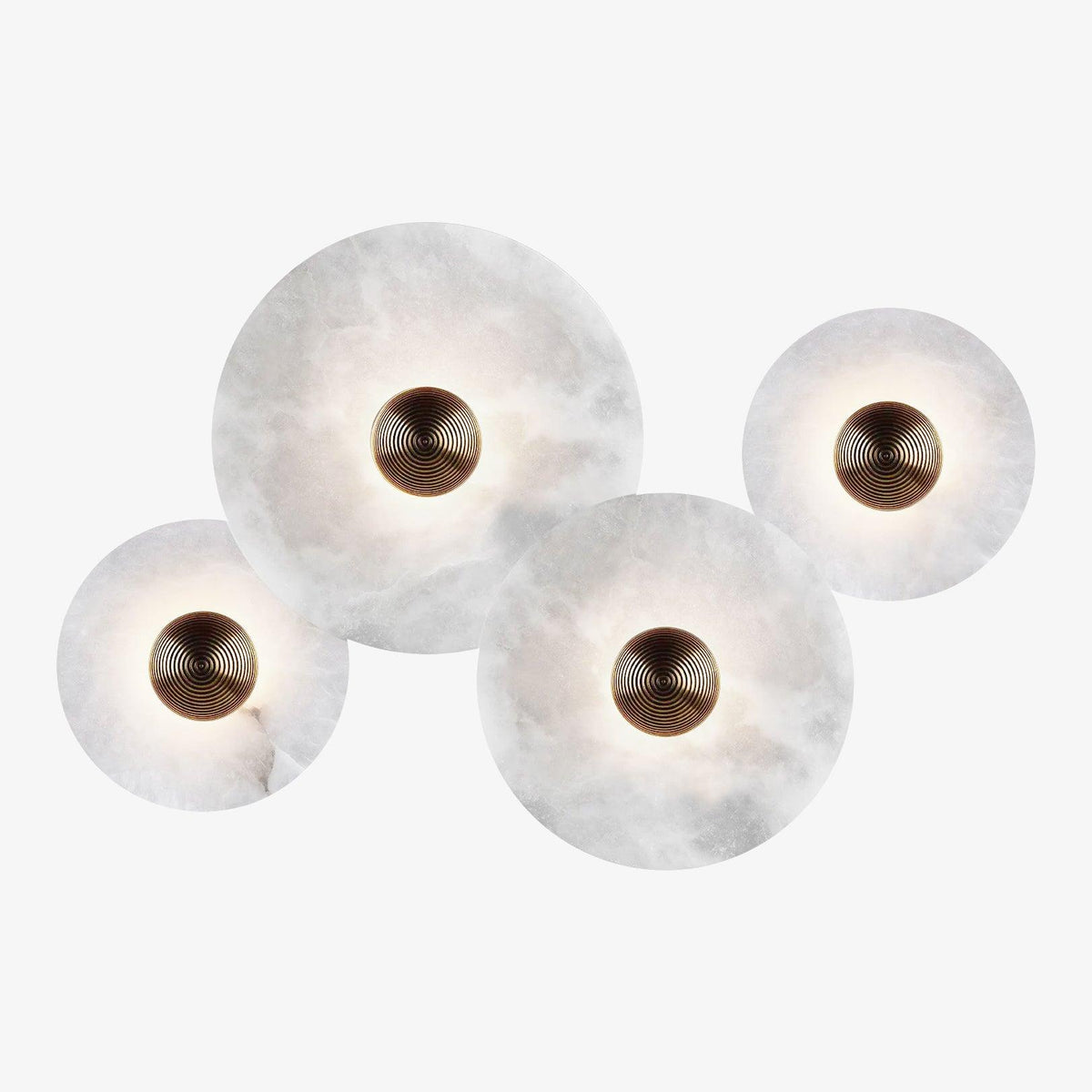 Zapupil Alabaster Combination Wall Lamp