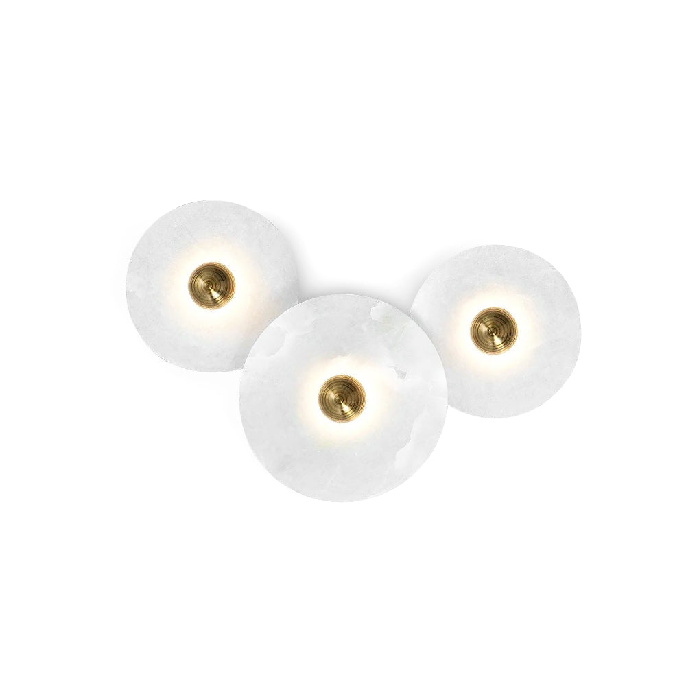 Zapupil Alabaster Combination Wall Lamp