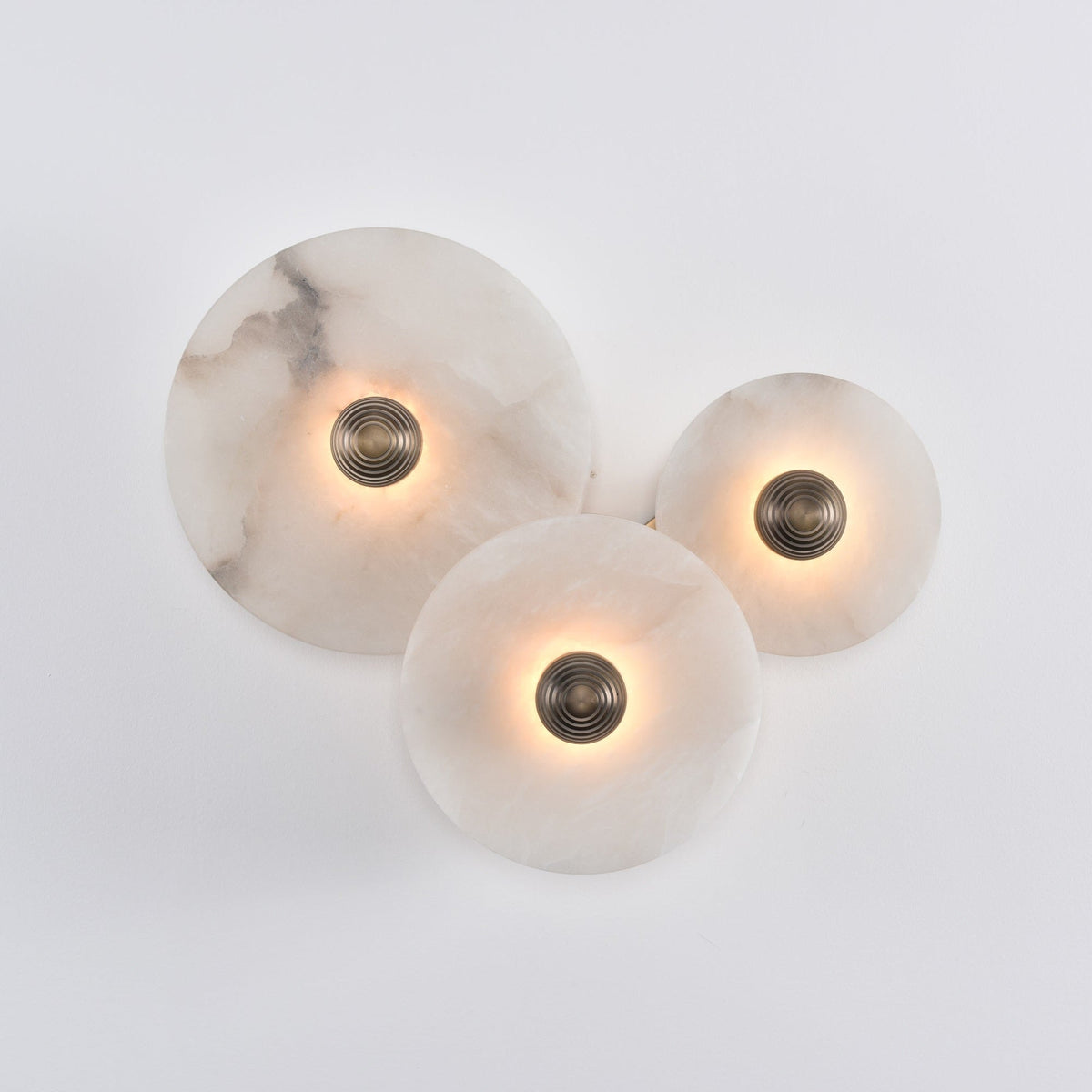 Albireria Minimalist Alabaster Ceiling Light