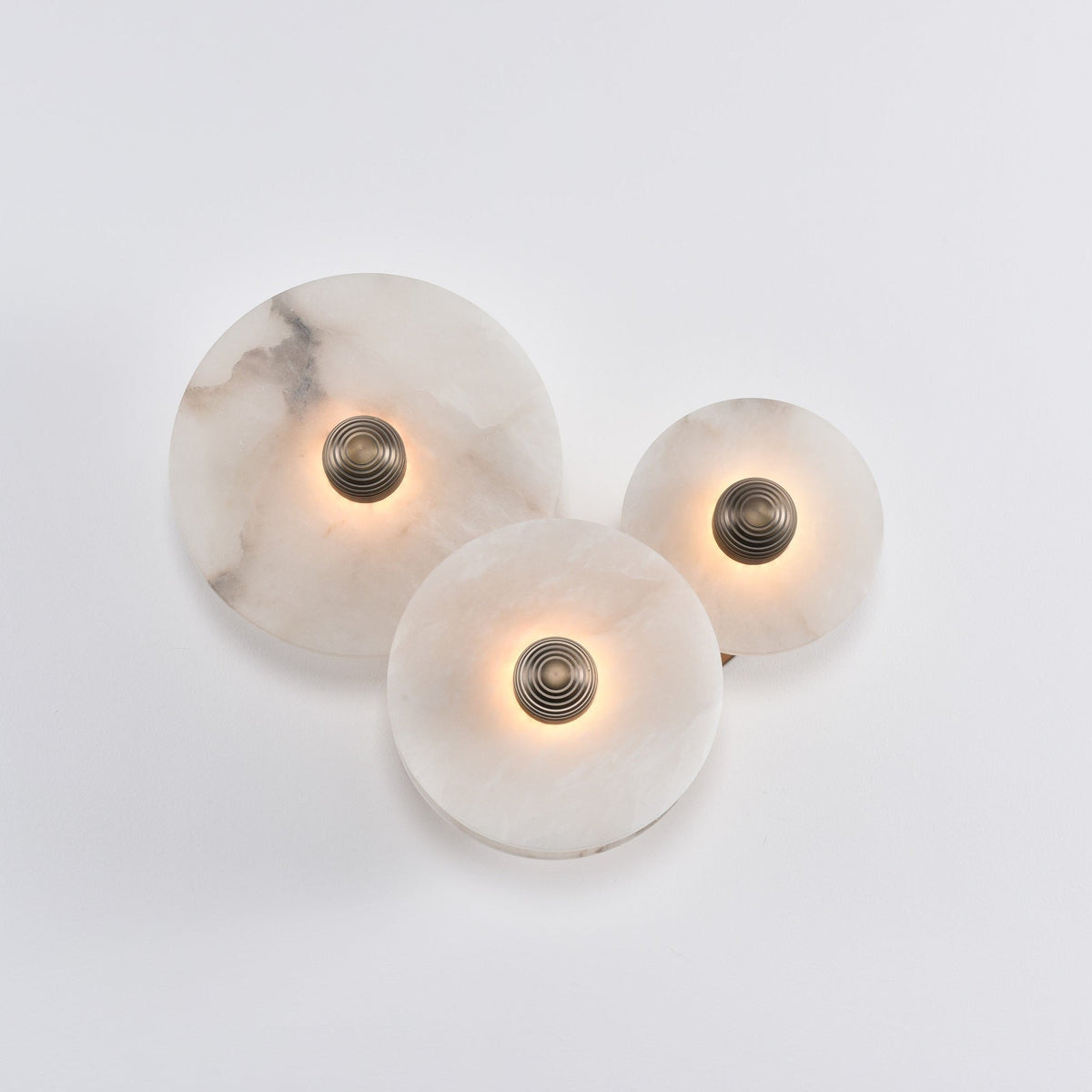 Albireria Minimalist Alabaster Ceiling Light