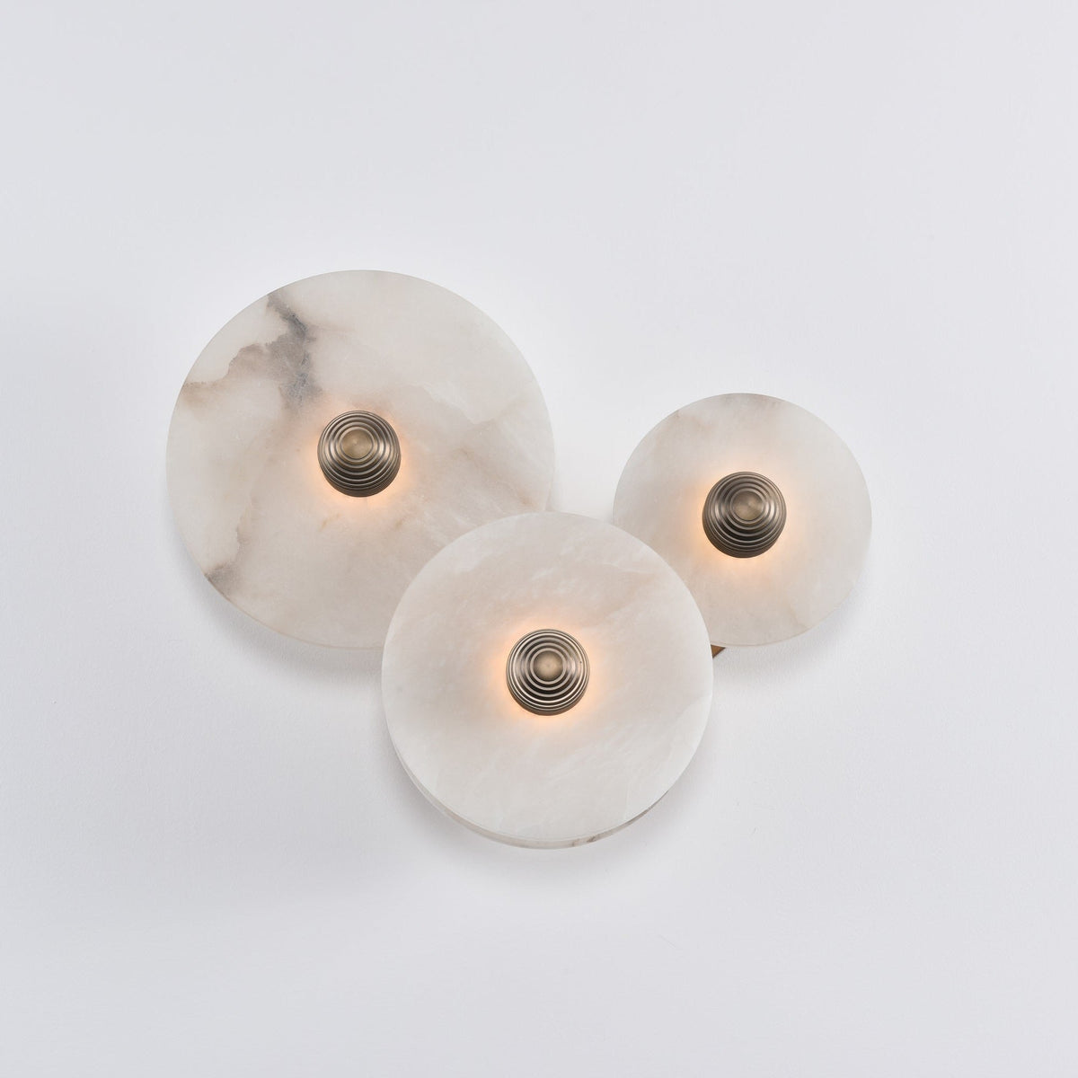 Albireria Minimalist Alabaster Ceiling Light