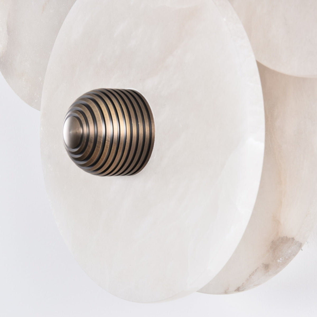 Albireria Minimalist Alabaster Ceiling Light