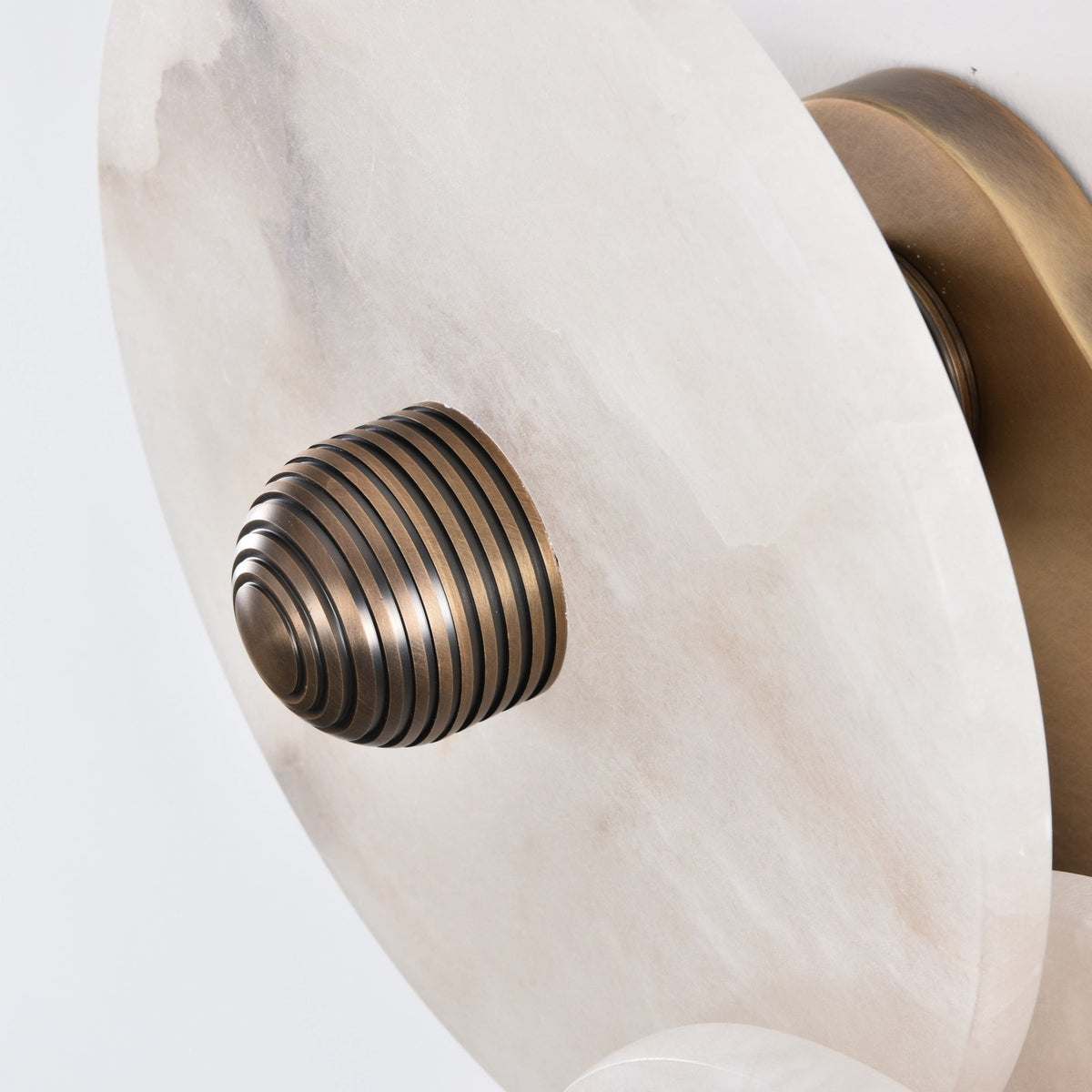 Albireria Minimalist Alabaster Ceiling Light