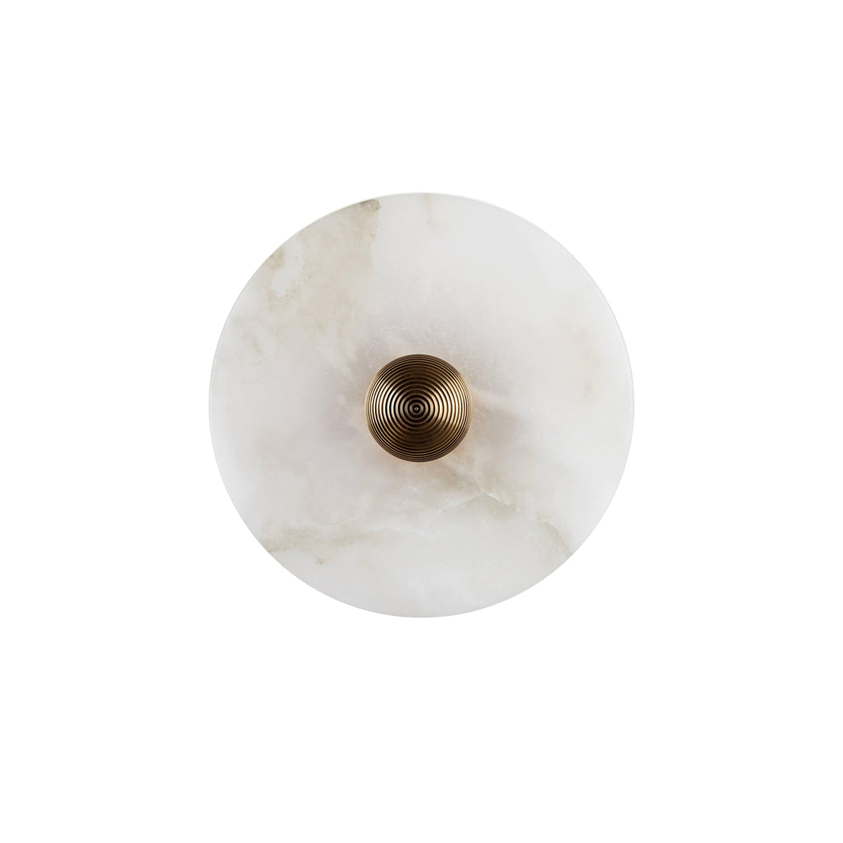 Apollo Round Alabaster Wall Lamp