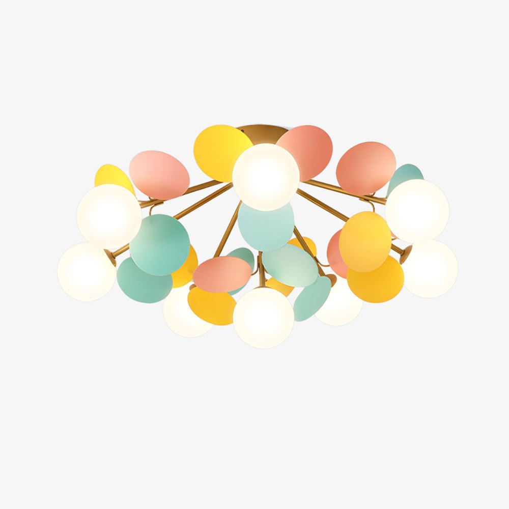 Renanina Ceiling Lamp Round Macaron with Pastel Colors