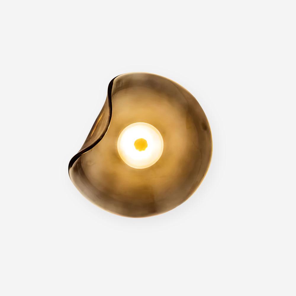 Kira Amber Glass Wall Light