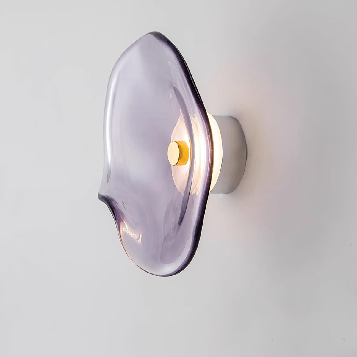Kira Amber Glass Wall Light