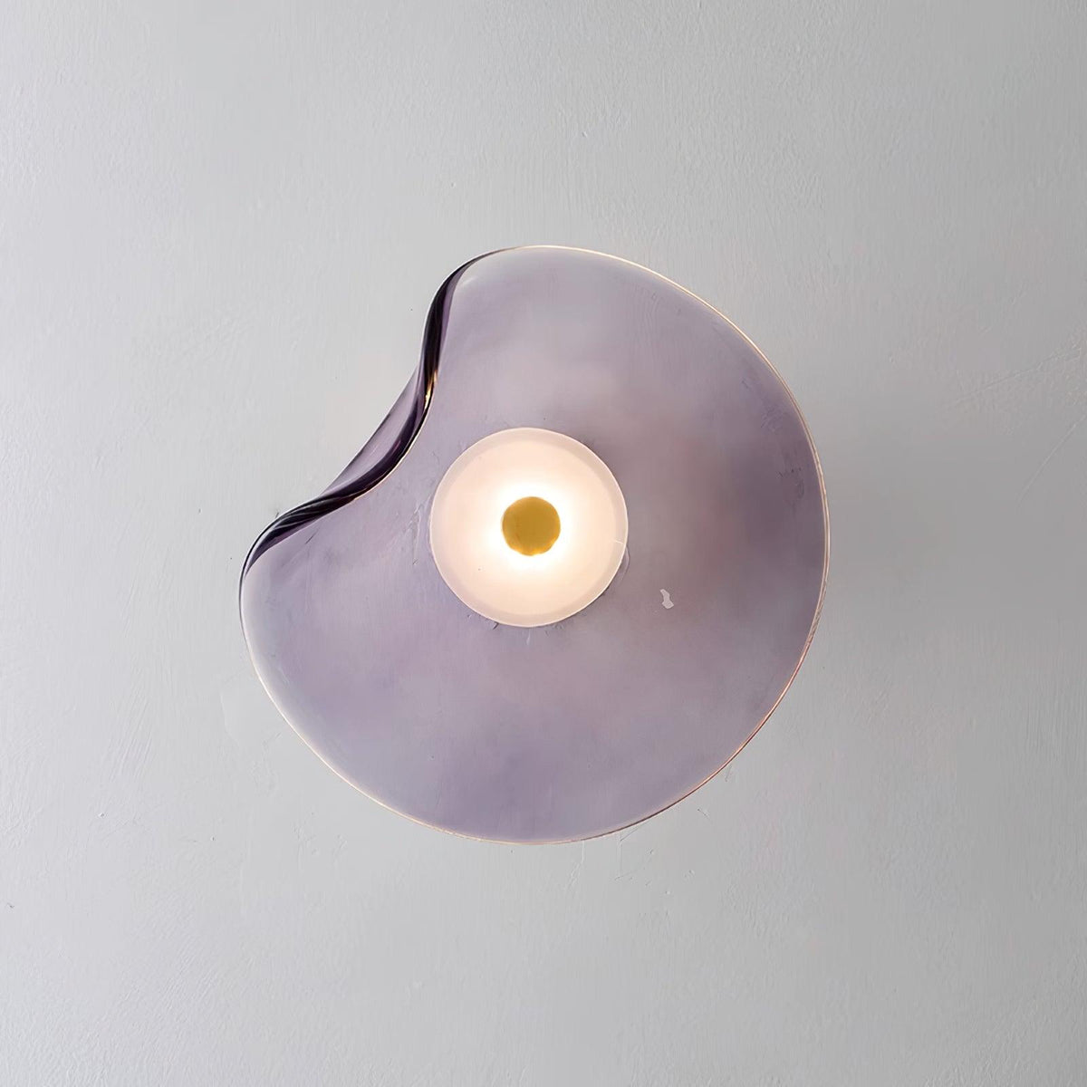 Kira Amber Glass Wall Light