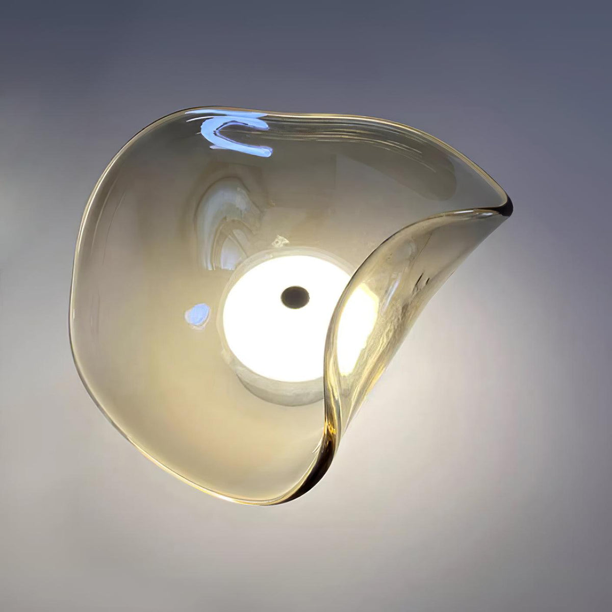 Kira Amber Glass Wall Light