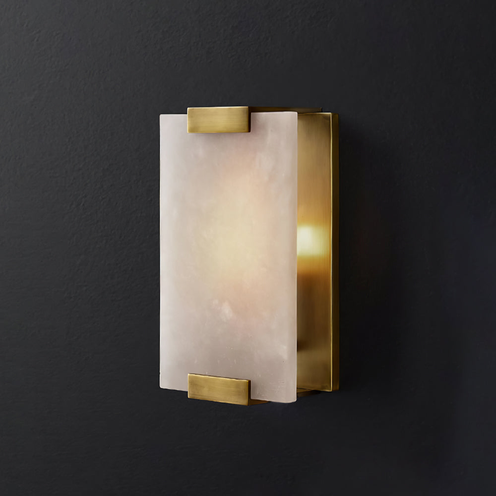 Velen Wall Lamp Alabaster Panel Glow