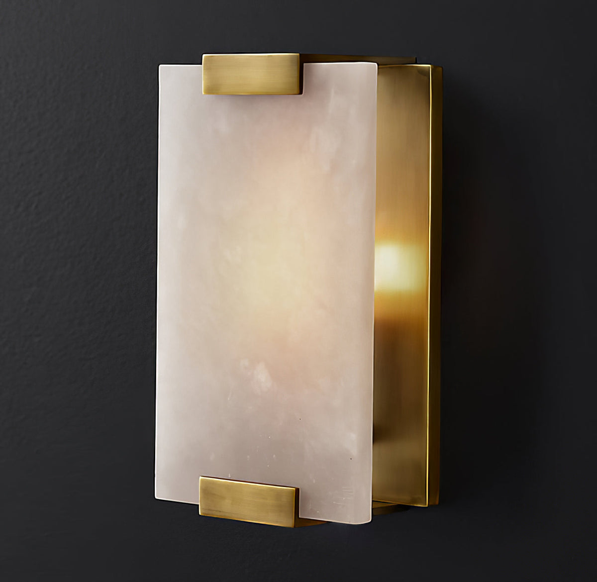 Velen Wall Lamp Alabaster Panel Glow