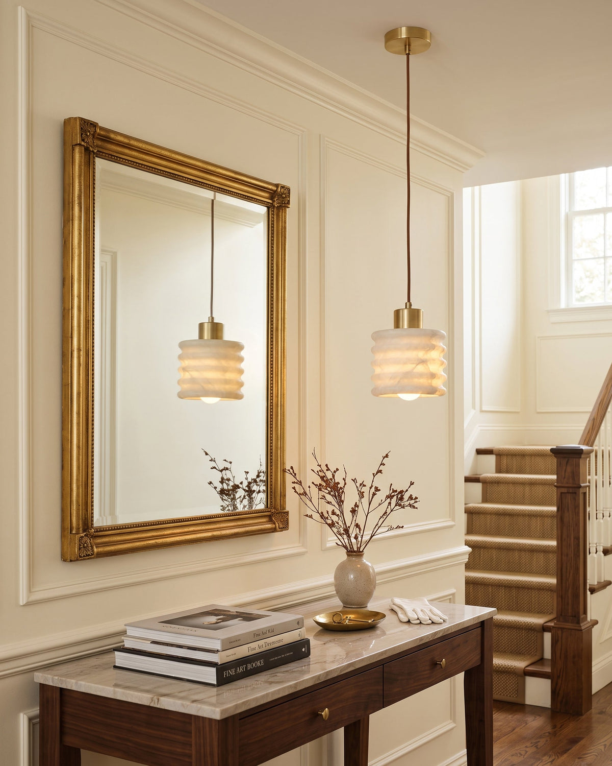 Keldenstone Alabaster Pendant Light
