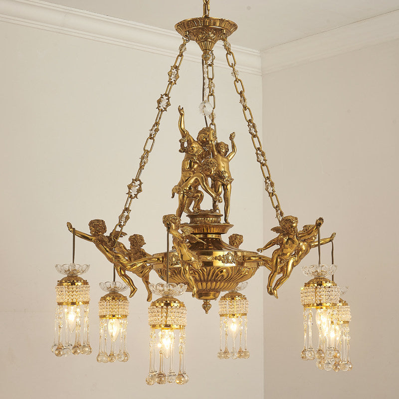 Solelora Ruth Brass Chandelier