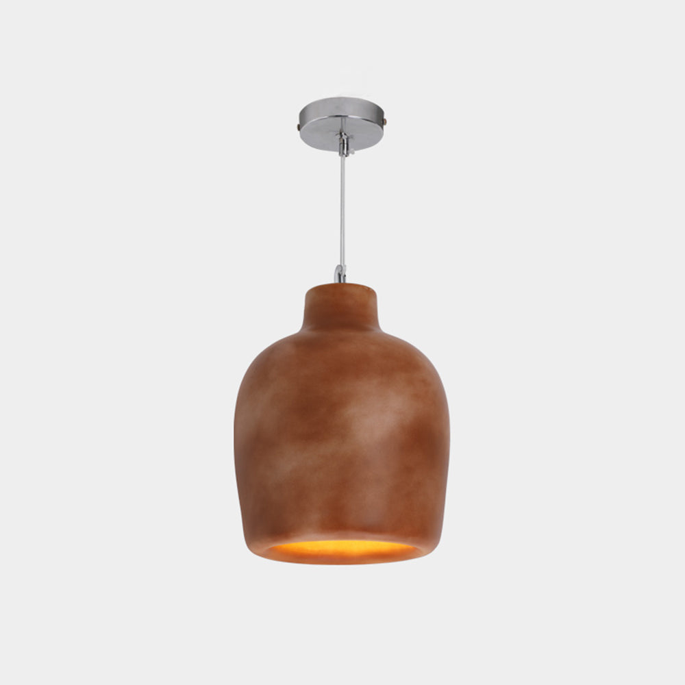 Rovosid Wabi Sabi Jar Shaped Resin Pendant Light, 4 Color