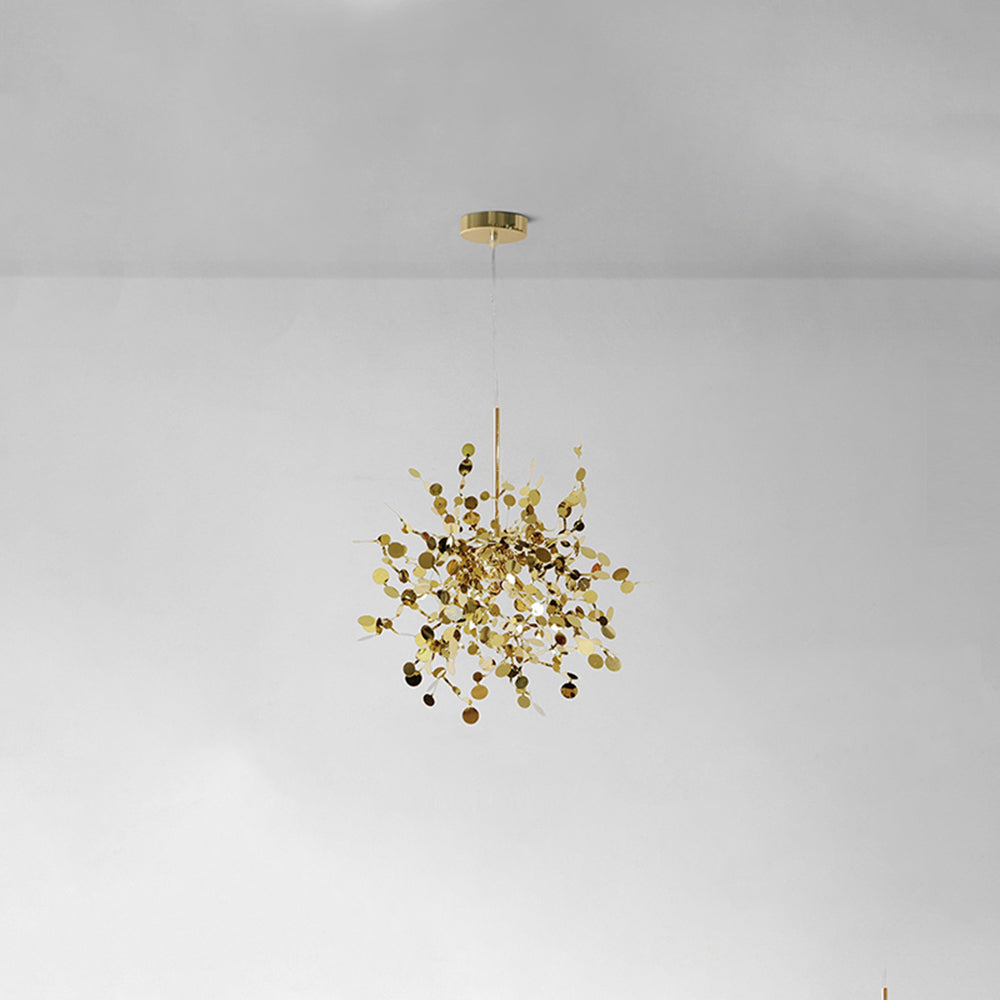 Tokumik Artsy Classy Cluster Fireworks Pendant Light, Stainless steel