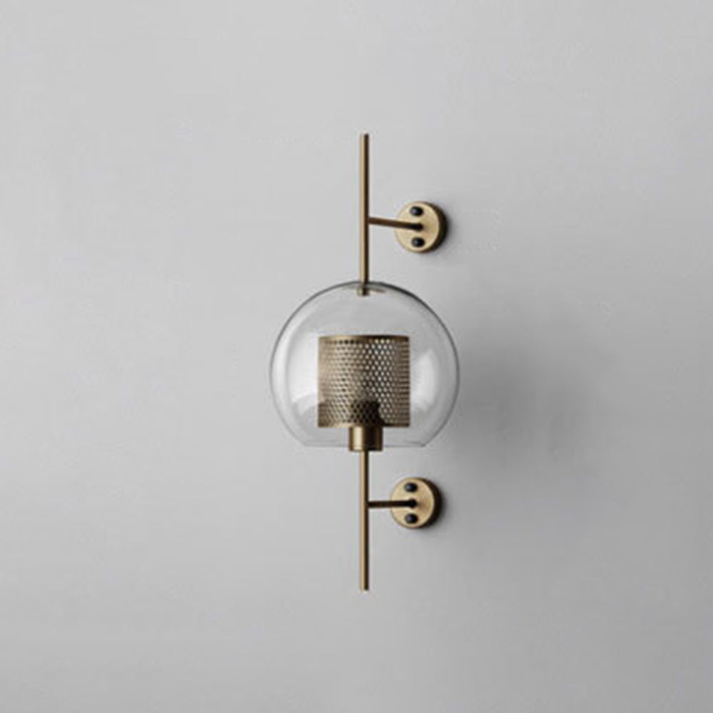Seniq Industrial Classy Global Clear Glass Wall Lamp-Neutral Decor