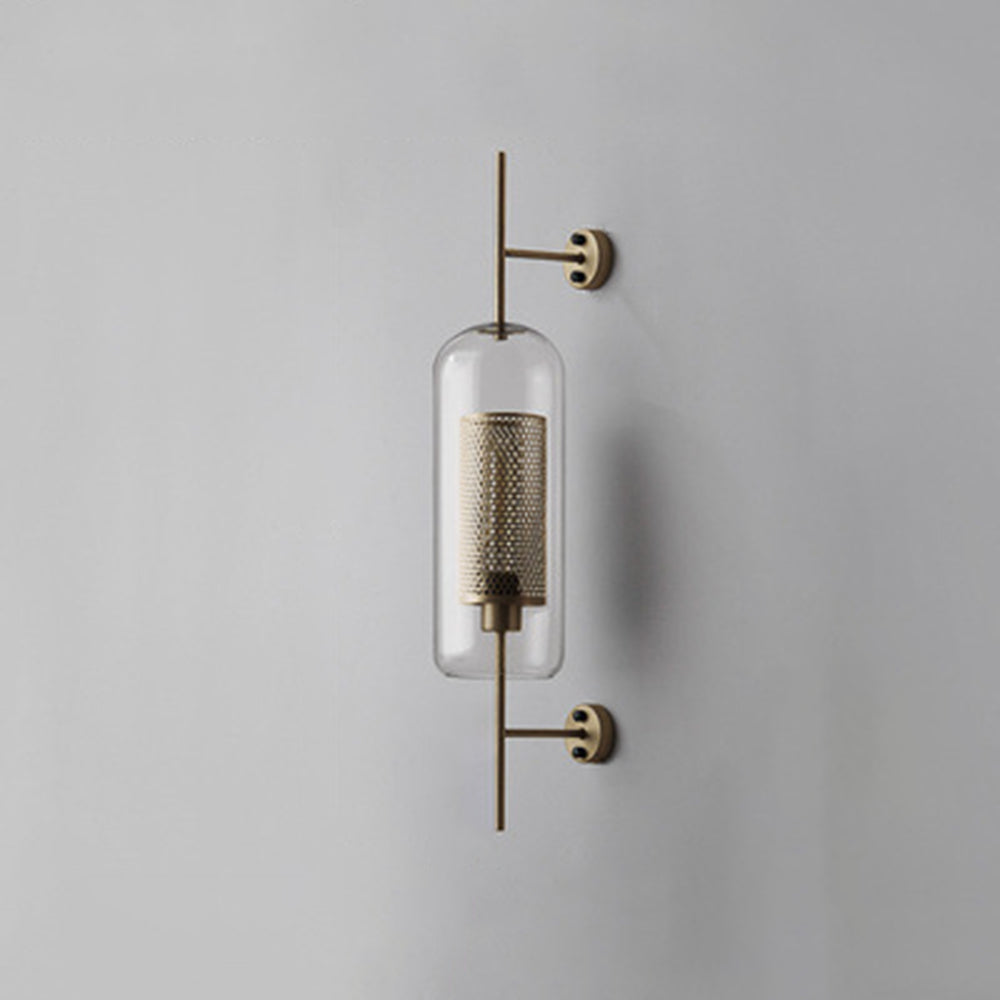 Seniq Industrial Classy Global Clear Glass Wall Lamp-Neutral Decor