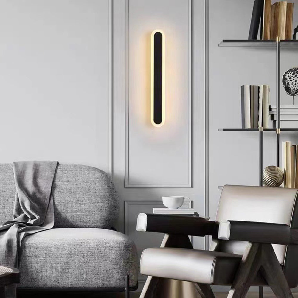 Rio Outdoor Wall Lamp Linear Oval-Neutral Decor