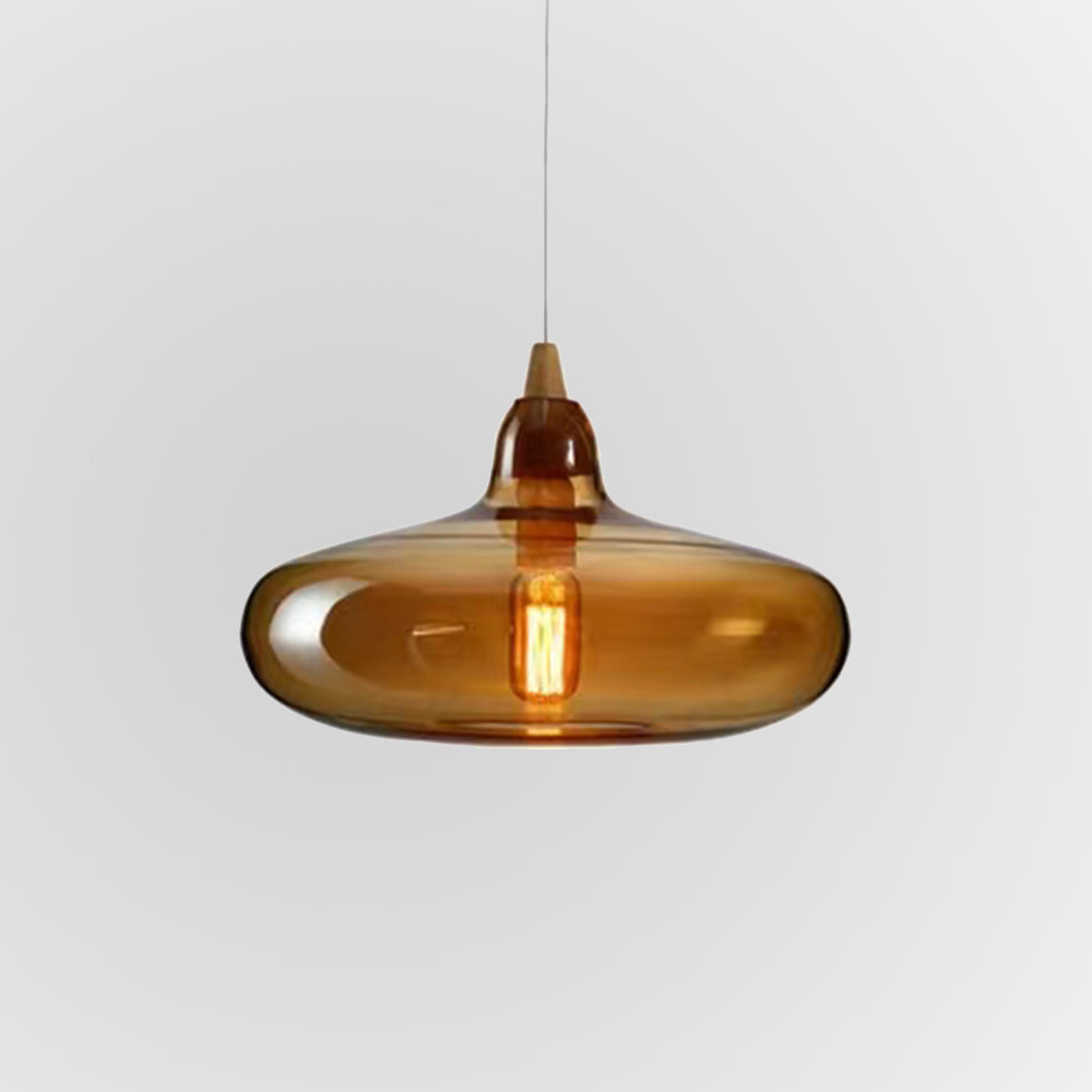 Sorvex Pendant Light Amber Glass-Neutral Decor