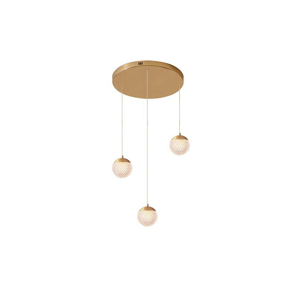Cikakot Multi Staircase Modern Art Deco Pendant Light, Gold