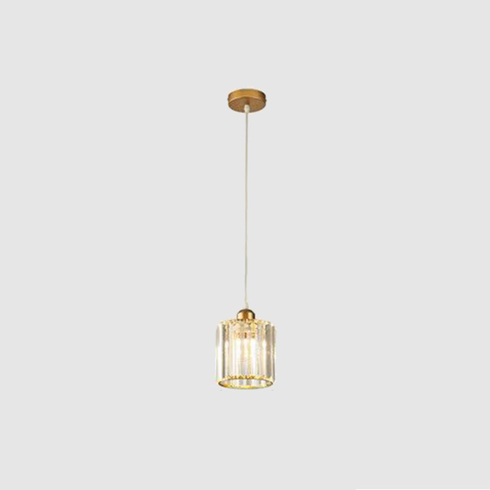 Maruvo Pendant Light Modern Cluster Cylinder Glass-Neutral Decor
