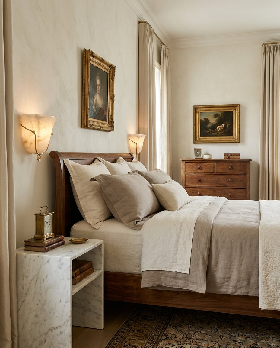 Perrincombe Alabaster Wall Sconce