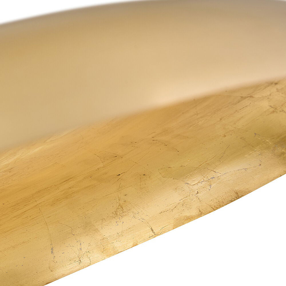 Saucer Vintage Brass Pendant Lamp