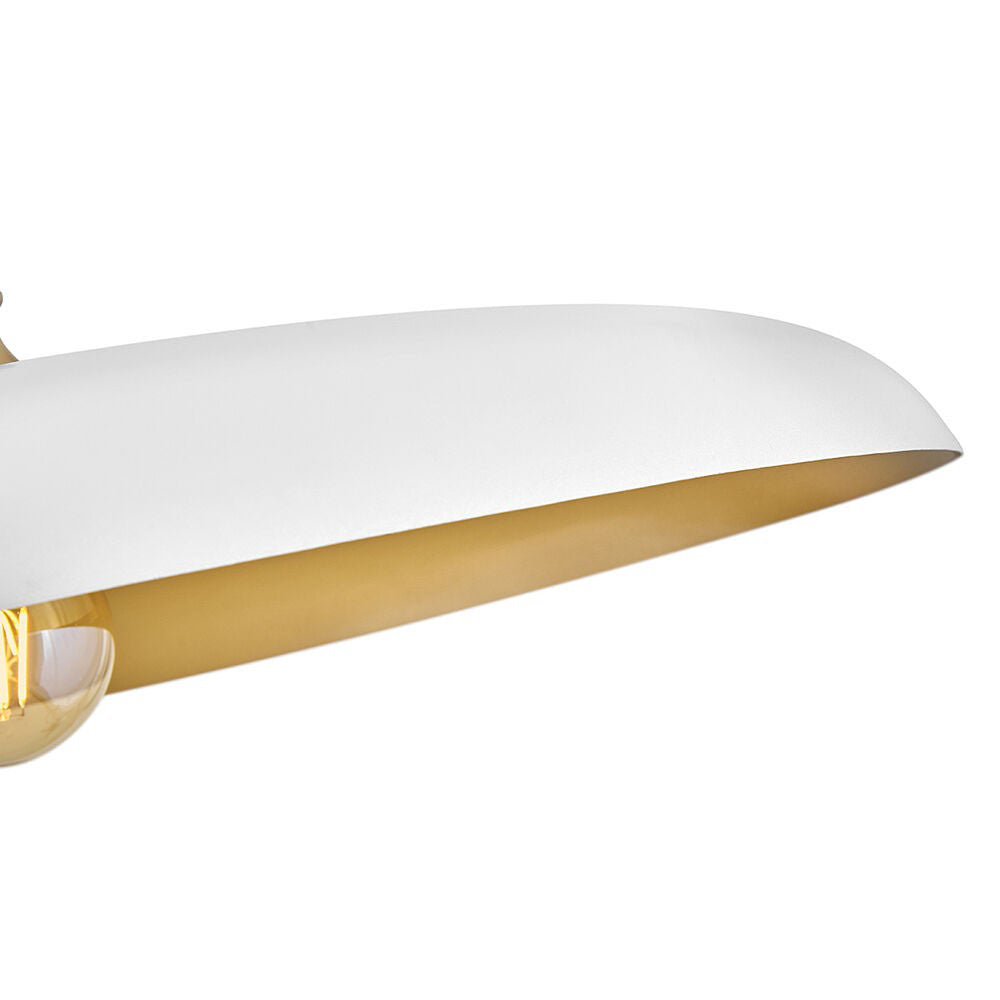 Saucer Vintage Brass Pendant Lamp
