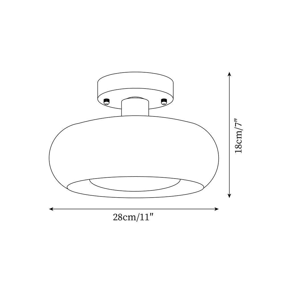 Liorelella Glass Ceiling Light
