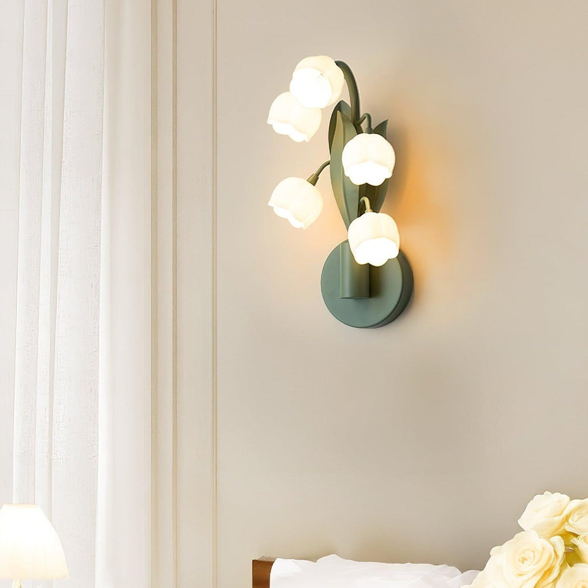 Didasos Natural Orchid Indoor Wall Lamp