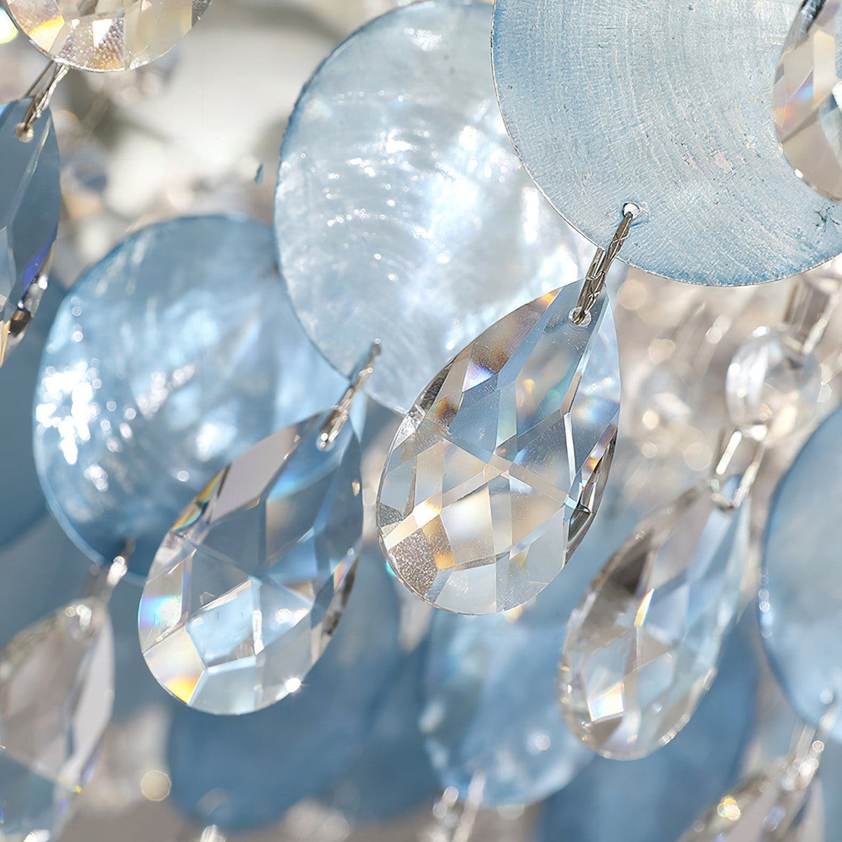 Avenorira Capiz Bead Chandelier