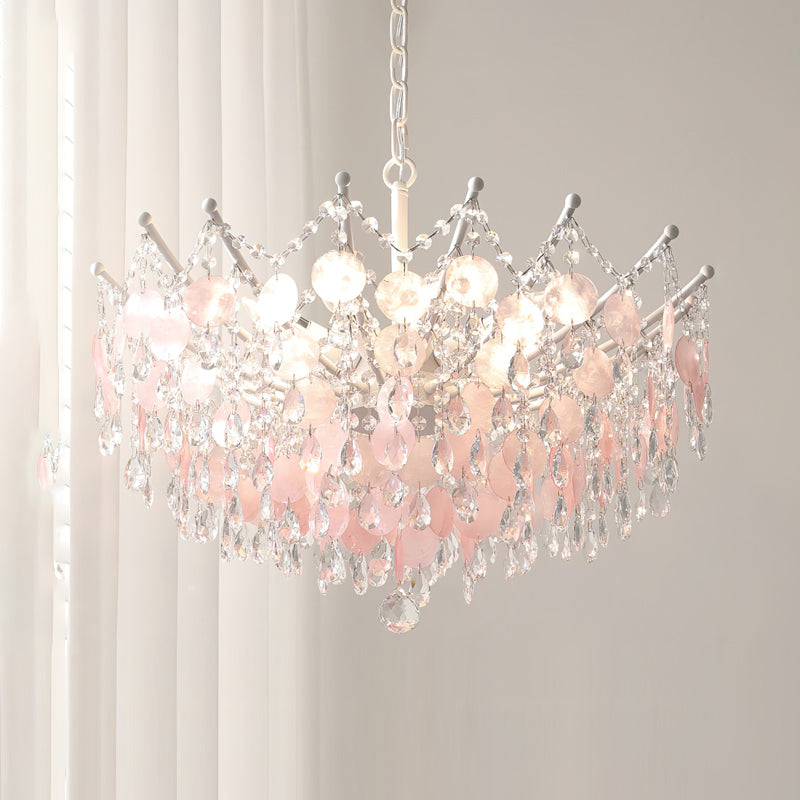 Avenorira Capiz Bead Chandelier