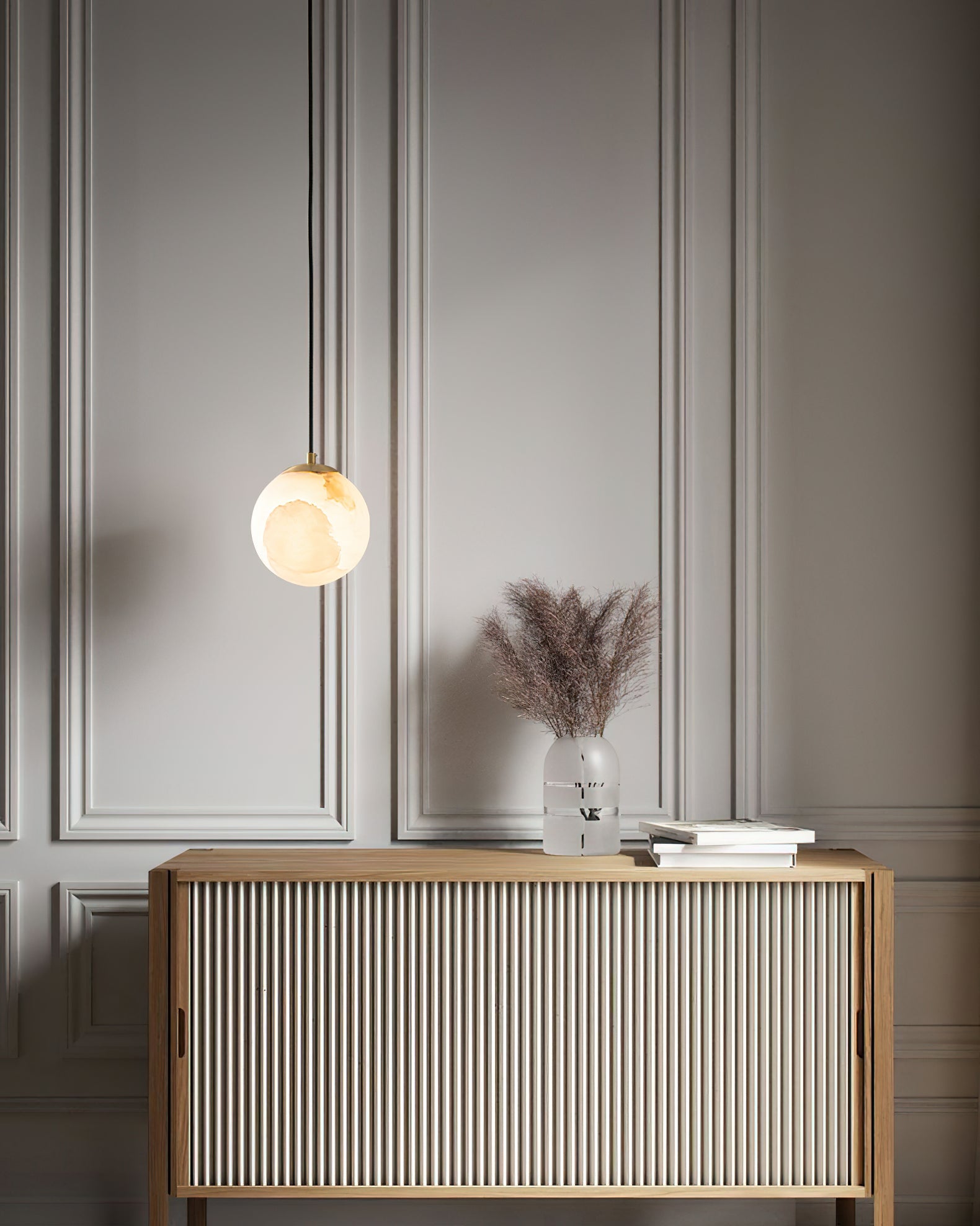Uphaara Alabaster Pendant Light