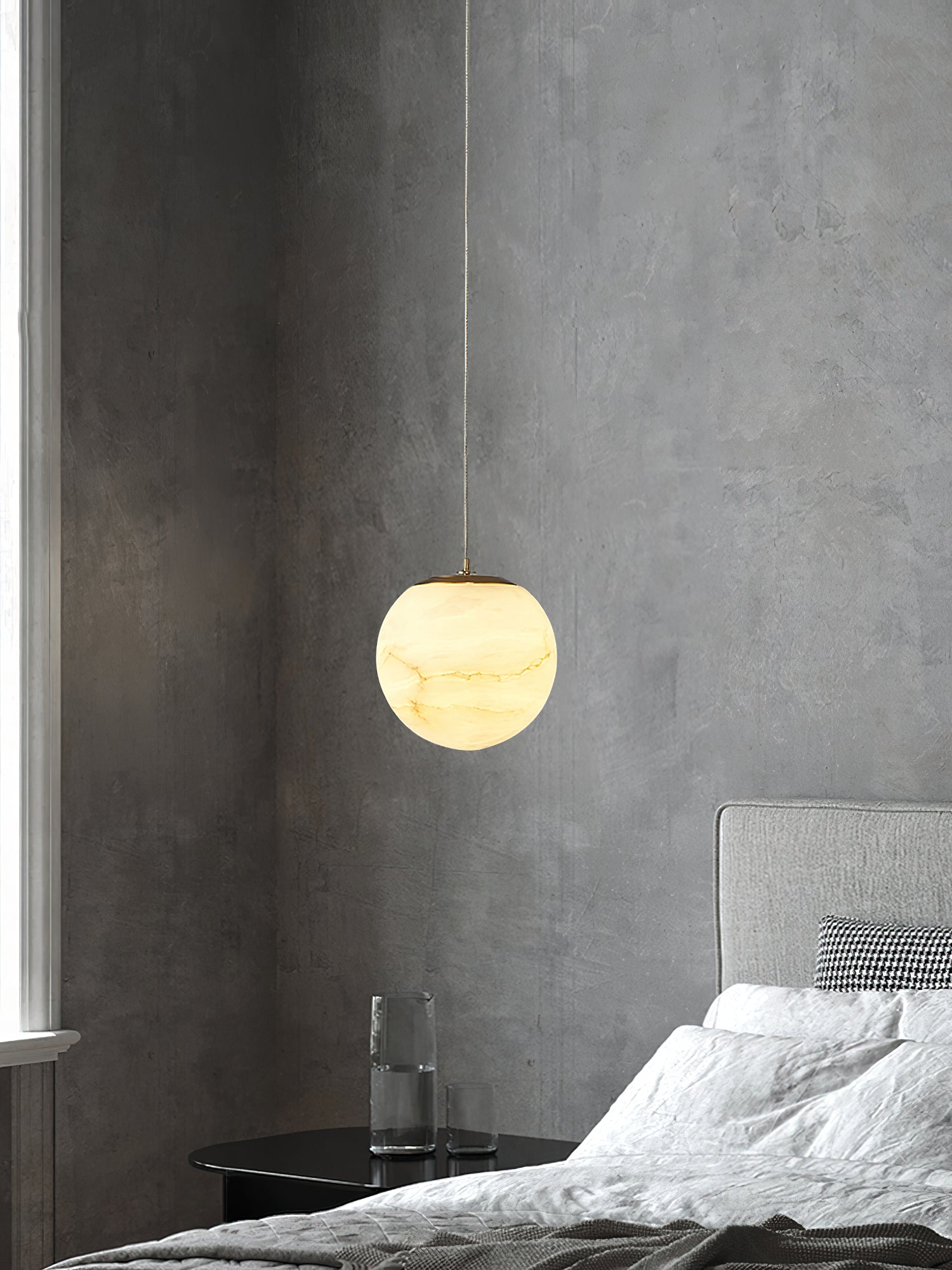 Uphaara Alabaster Pendant Light