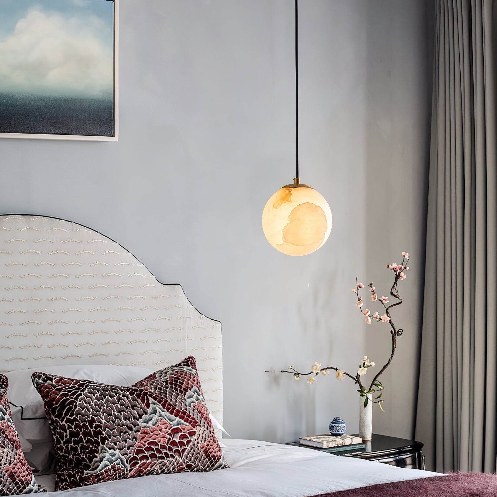 Uphaara Alabaster Pendant Light