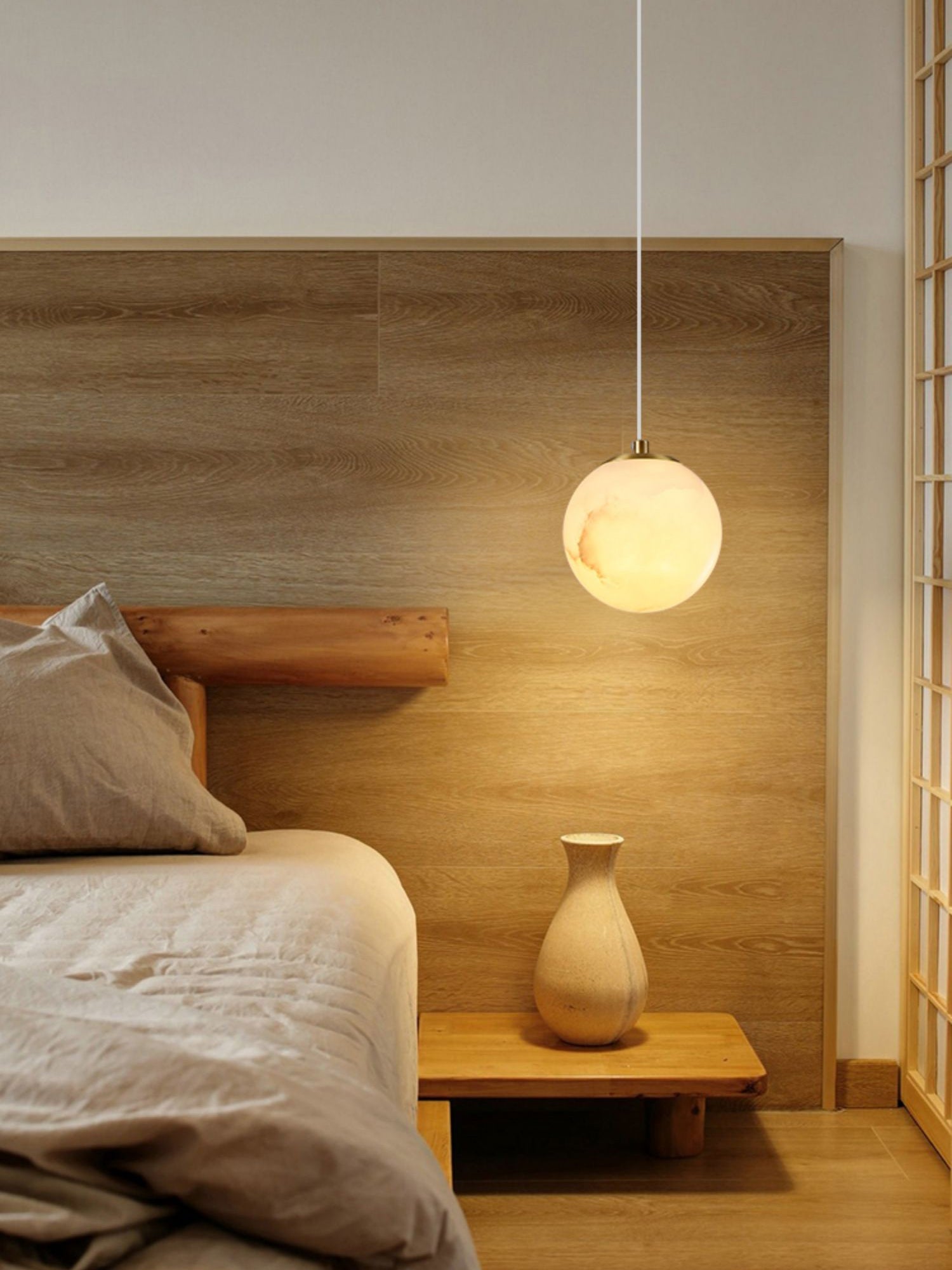 Uphaara Alabaster Pendant Light