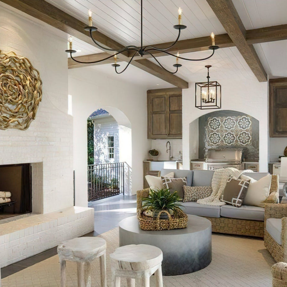 Zinodis Chandeliers Candle-style Farmhouse